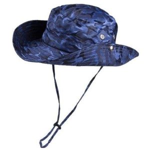 Bob militaire motif camouflé azur
