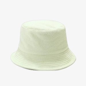 Chapeau bob tissu éponge vert